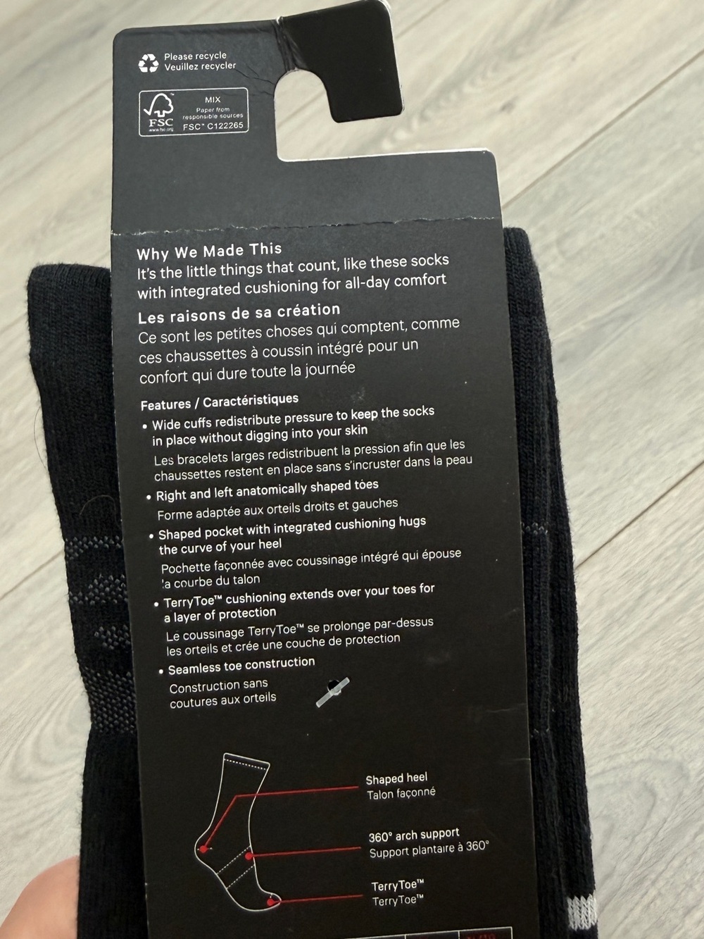 NWT LULULEMON Mens Daily Stride Crew Sock - Picture 5 of 6